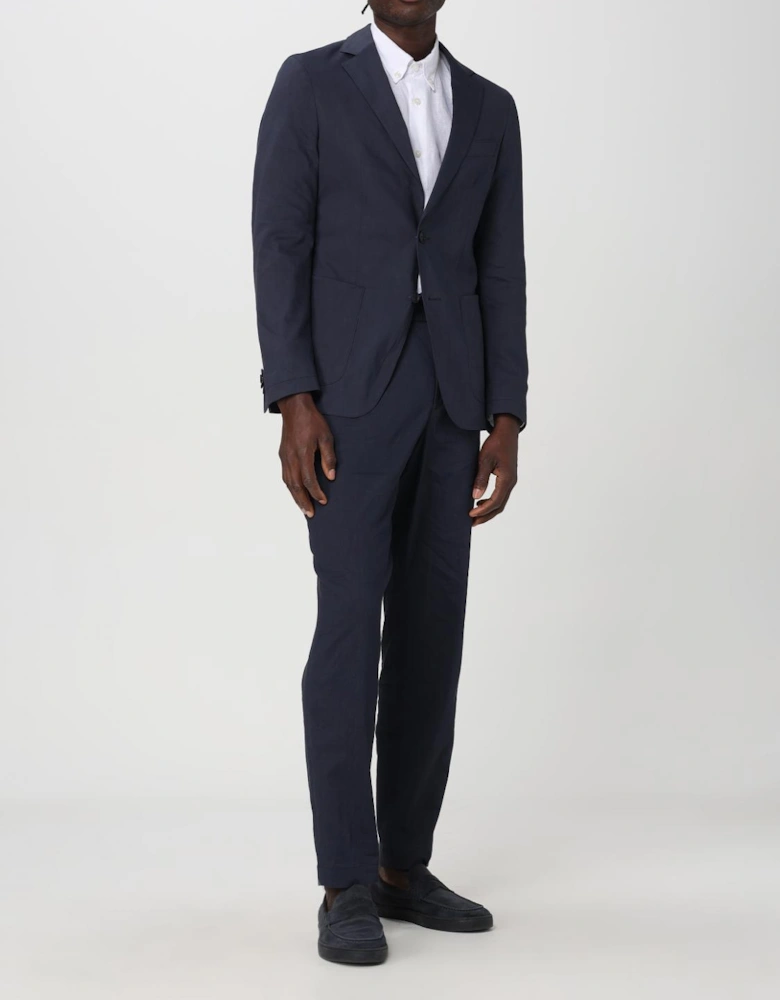 Unstructured Linen Blazer