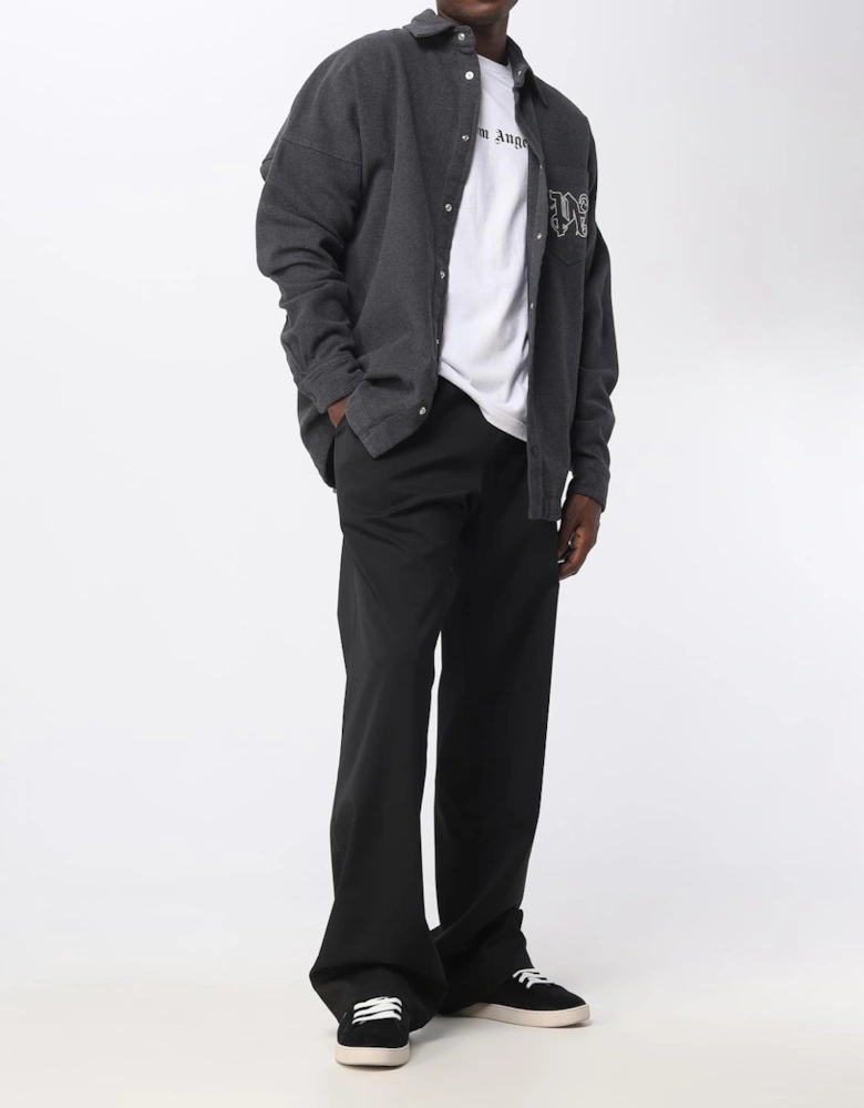Long Sleeve Shirt Pocket Logo