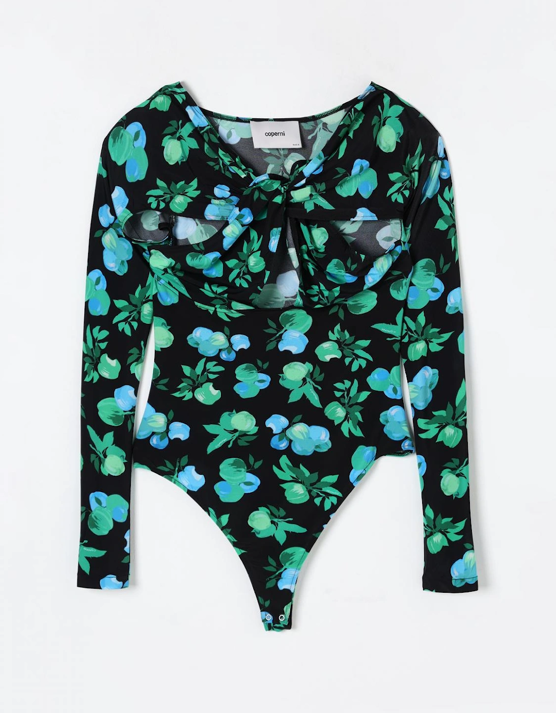Floral Print Keyhole Bodysuit