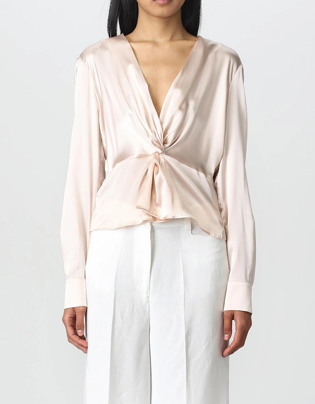 Silk KnotFront Blouse, 5 of 4