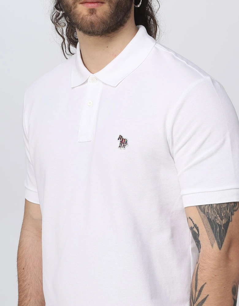 Zebra Embroidered Polo Shirt
