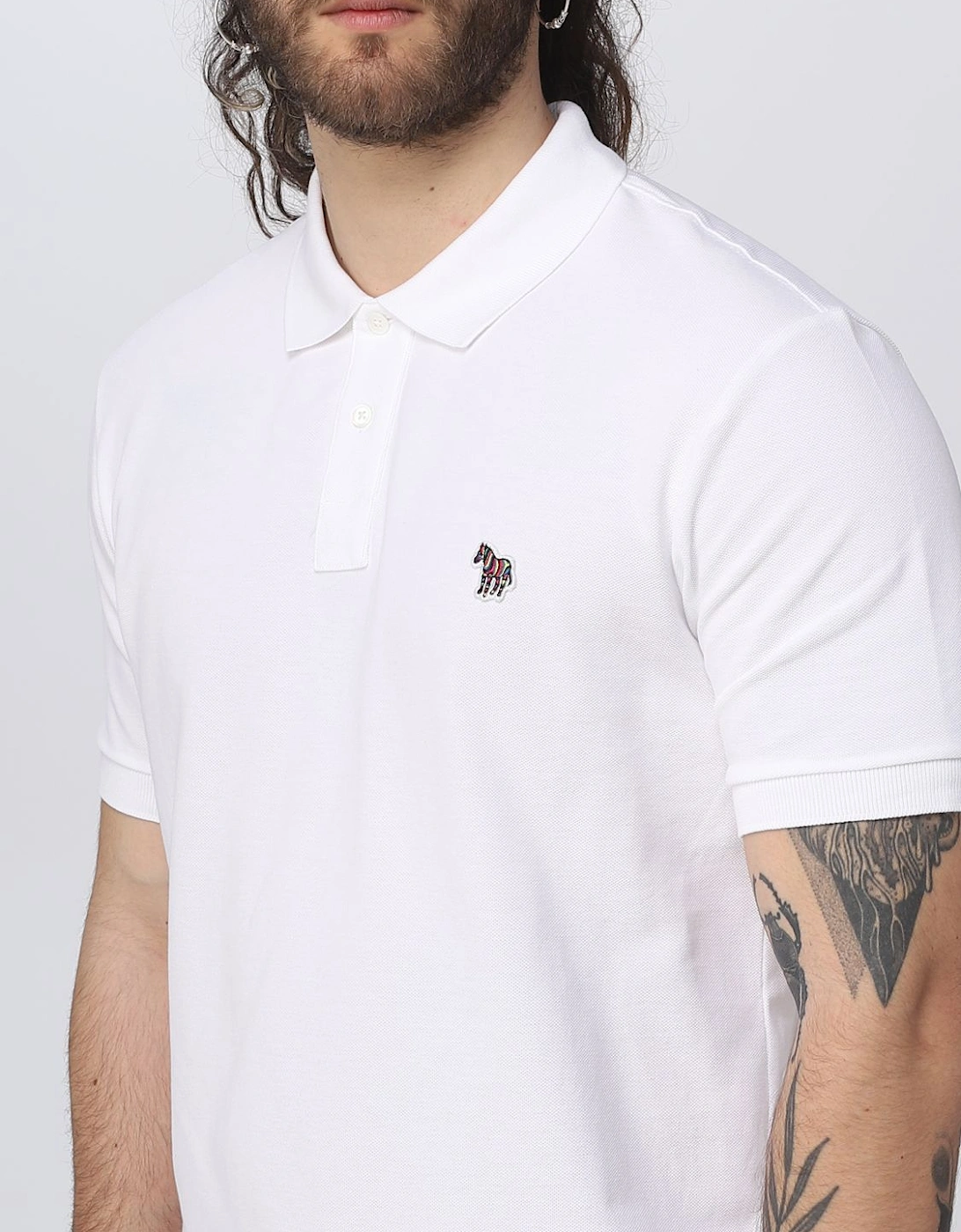 Zebra Embroidered Polo Shirt