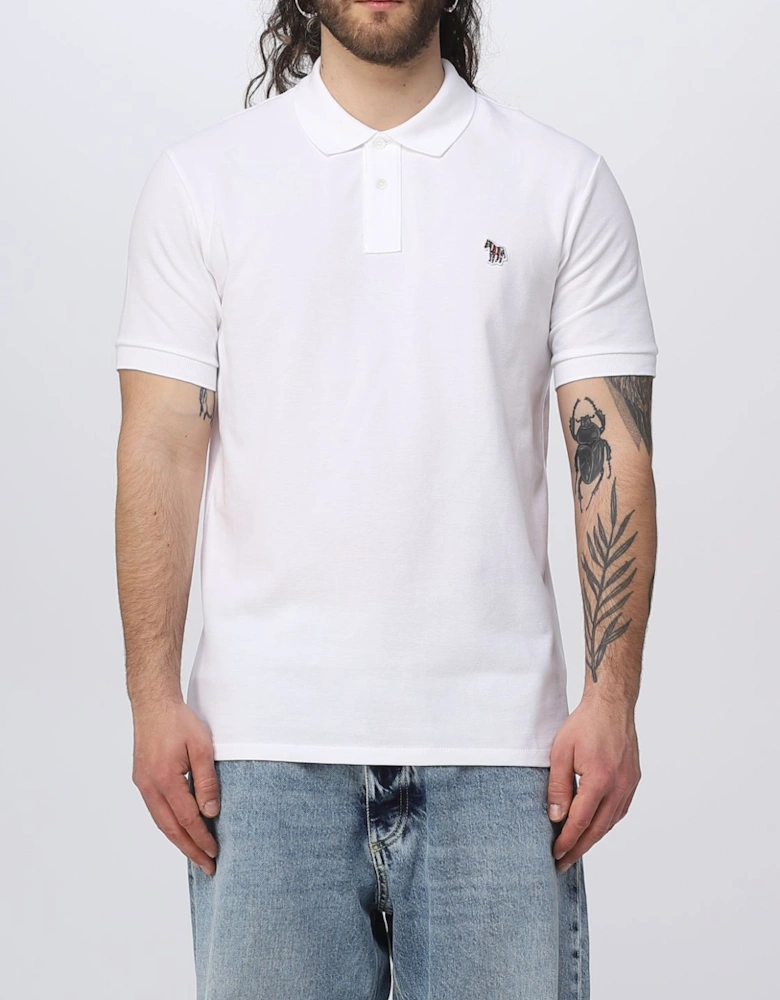 Zebra Embroidered Polo Shirt