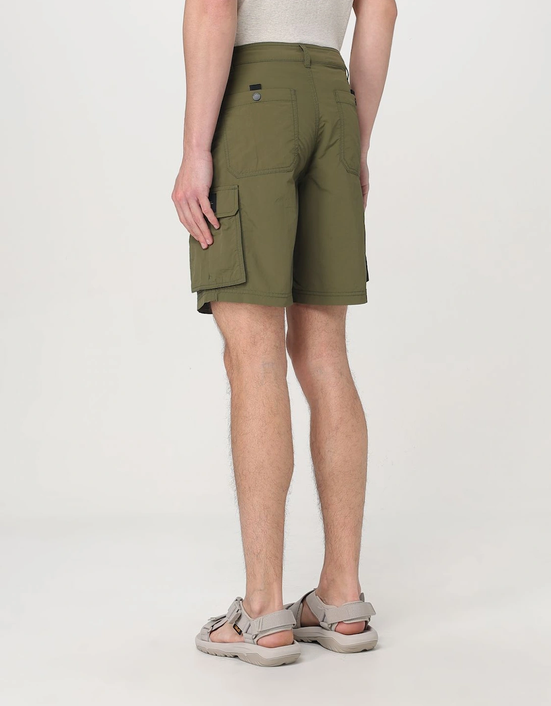 Recycled Cargo Shorts with Pockets