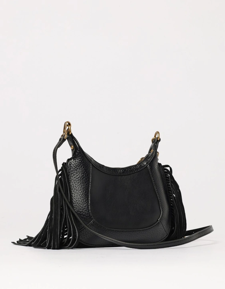 Fringed Leather Clutch