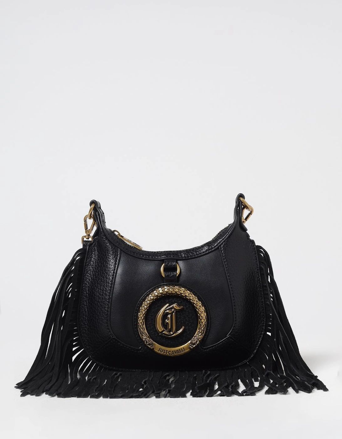 Fringed Leather Clutch