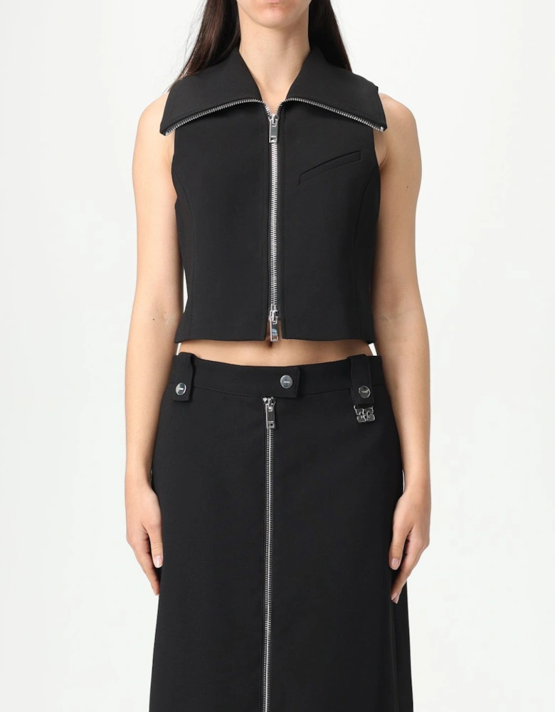 Waistcoat Sweater with Elegant Design