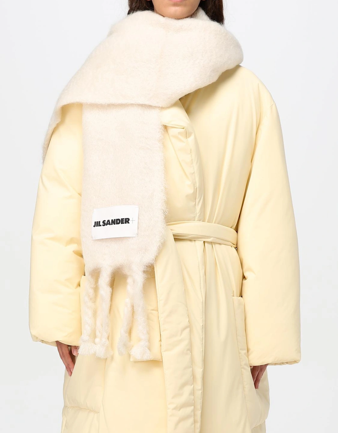 Mohair Wool Tassel Scarf