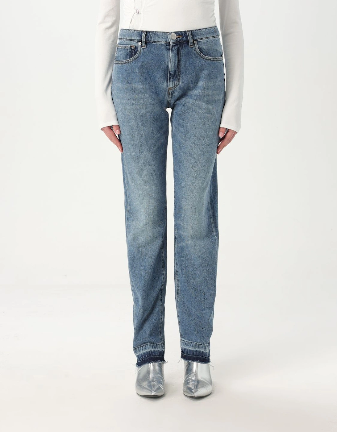 Relaxed Fit Cuffed Jeans, 4 of 3