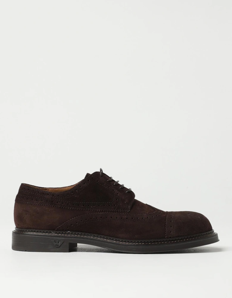 Suede Leather Brogue Oxfords