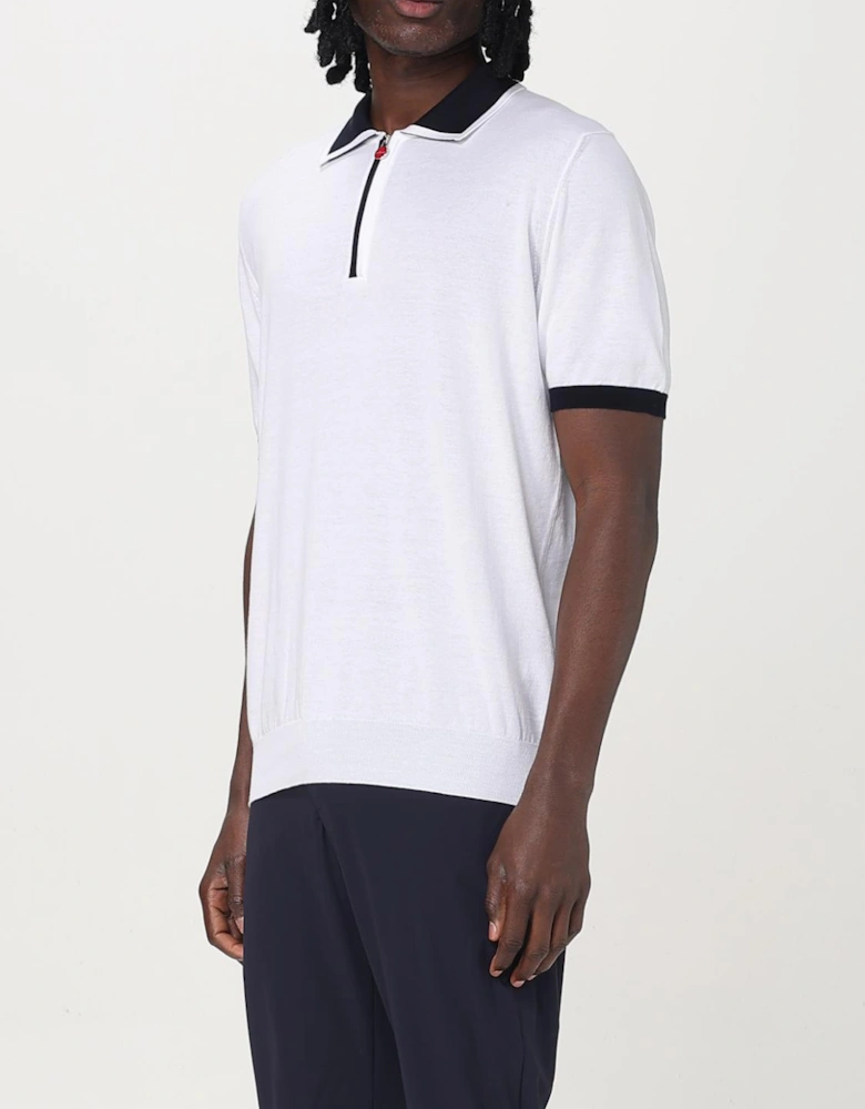 Short Sleeve HalfZip Polo Shirt