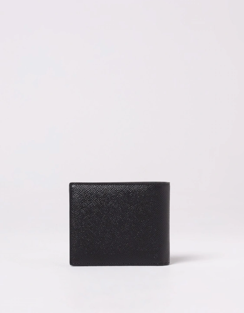 Luxury Bifold Leather Wallet with Embossed Logo