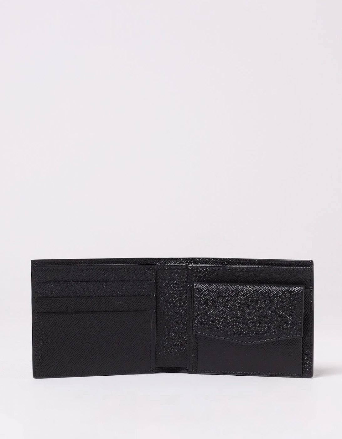 Luxury Bifold Leather Wallet with Embossed Logo