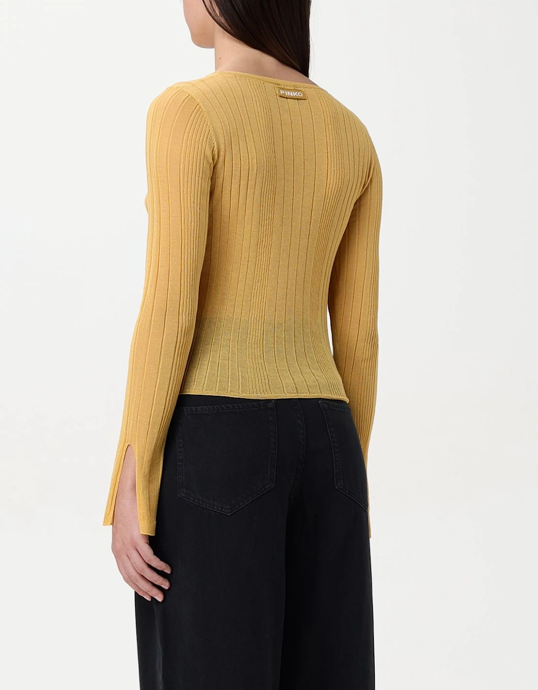 TieFront Ribbed Knit Cardigan