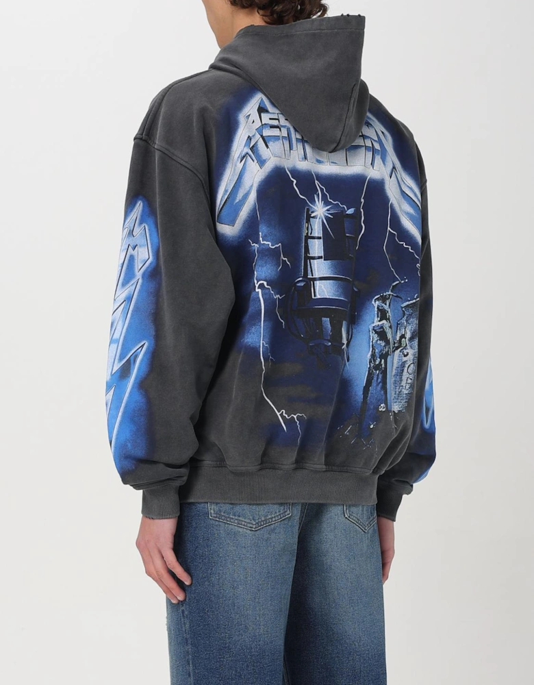 Metallica Ride The Lightning Oversized Hoodie