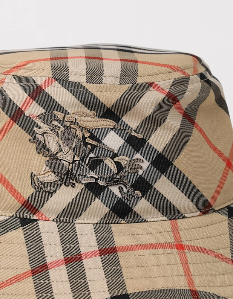 Check Print Bucket Hat