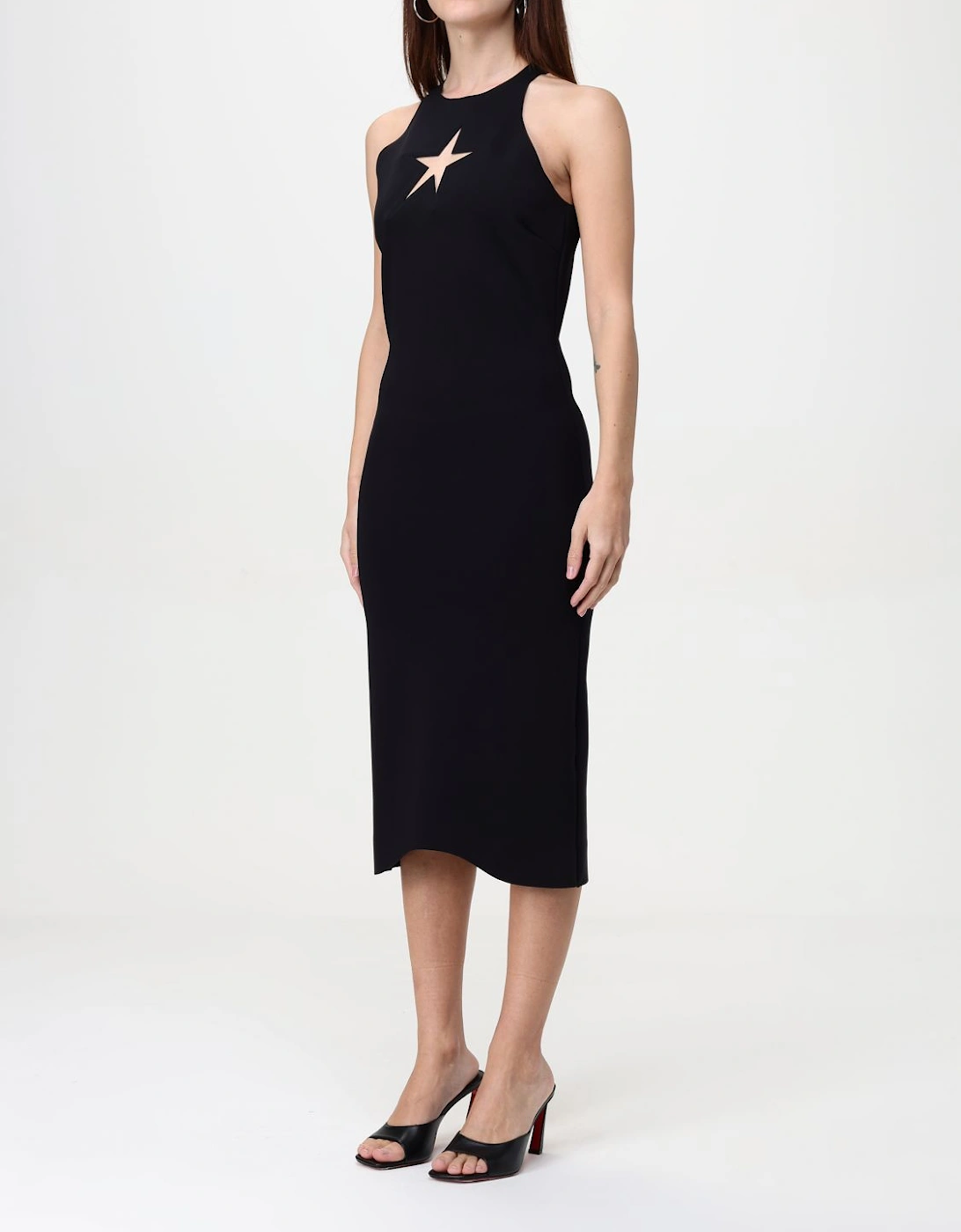 Star Cutout Midi Dress