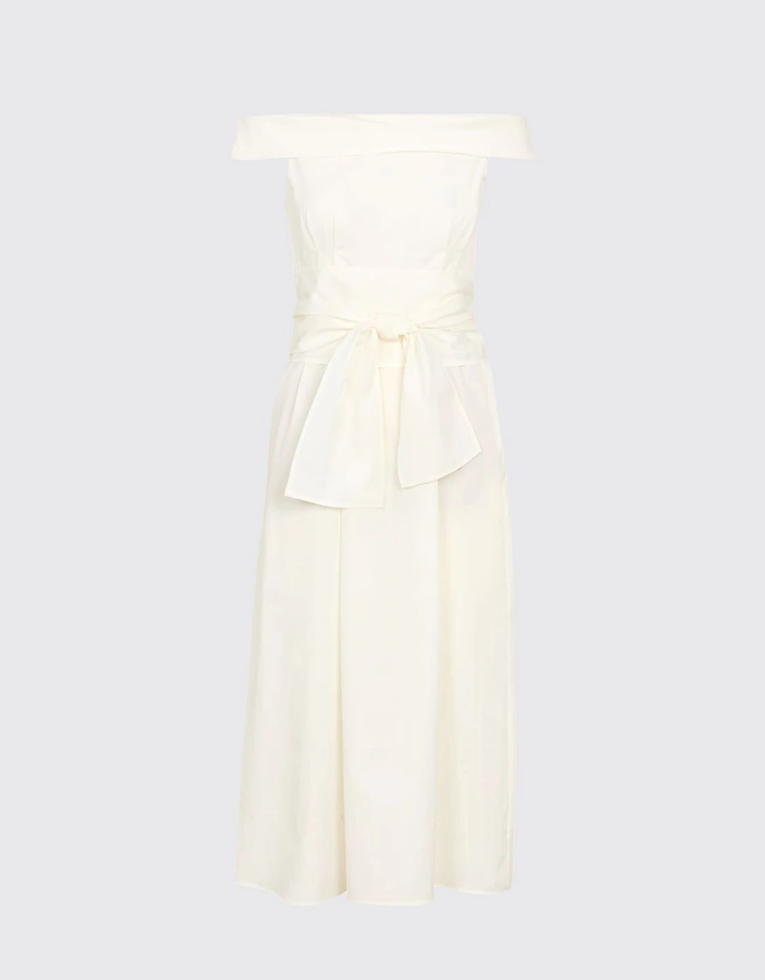 OfftheShoulder TieWaist Midi Dress, 2 of 1