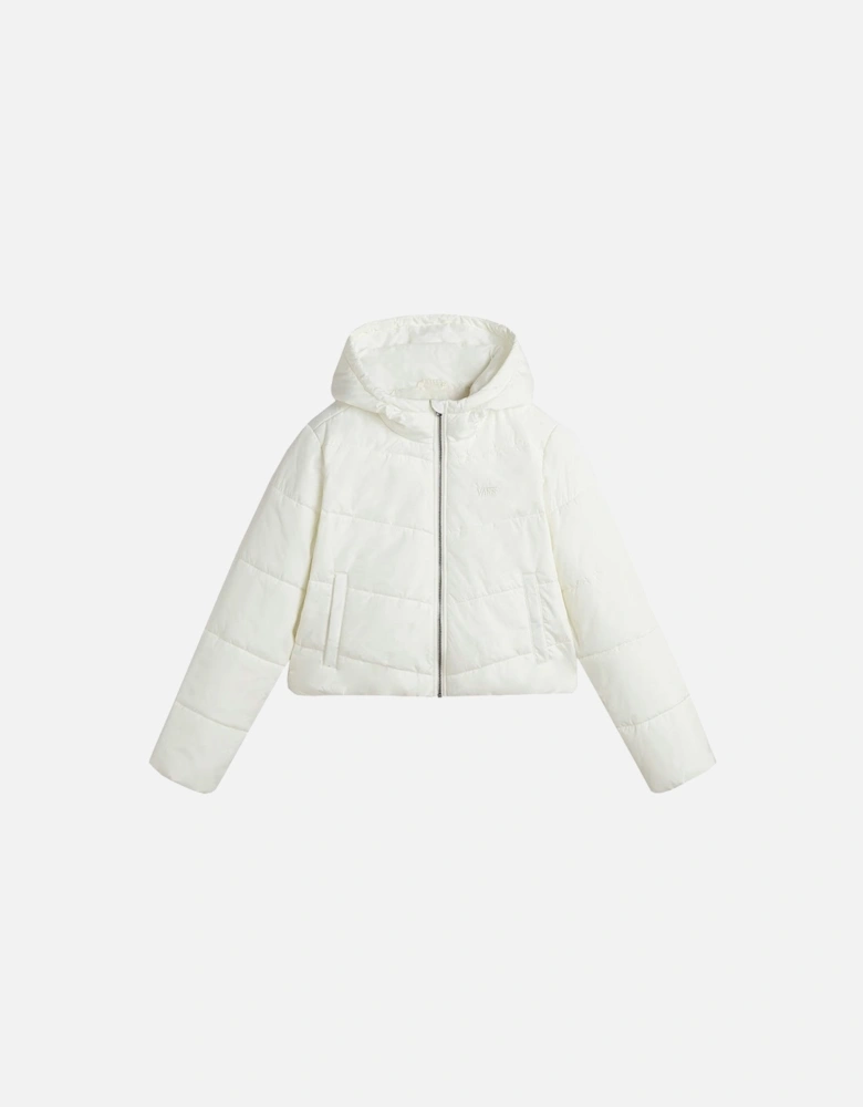 Polyester Bomber Jacket with Visible Logo and Zip Fastening