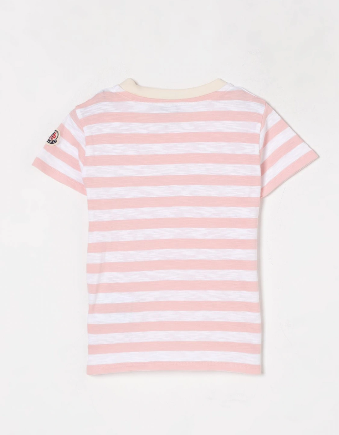 Striped TShirt Embroidered Logo