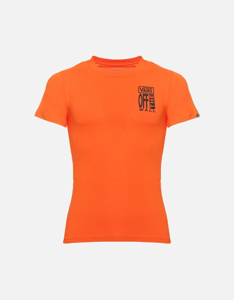 Cotton T-shirt with Visible Logo and Short Sleeves