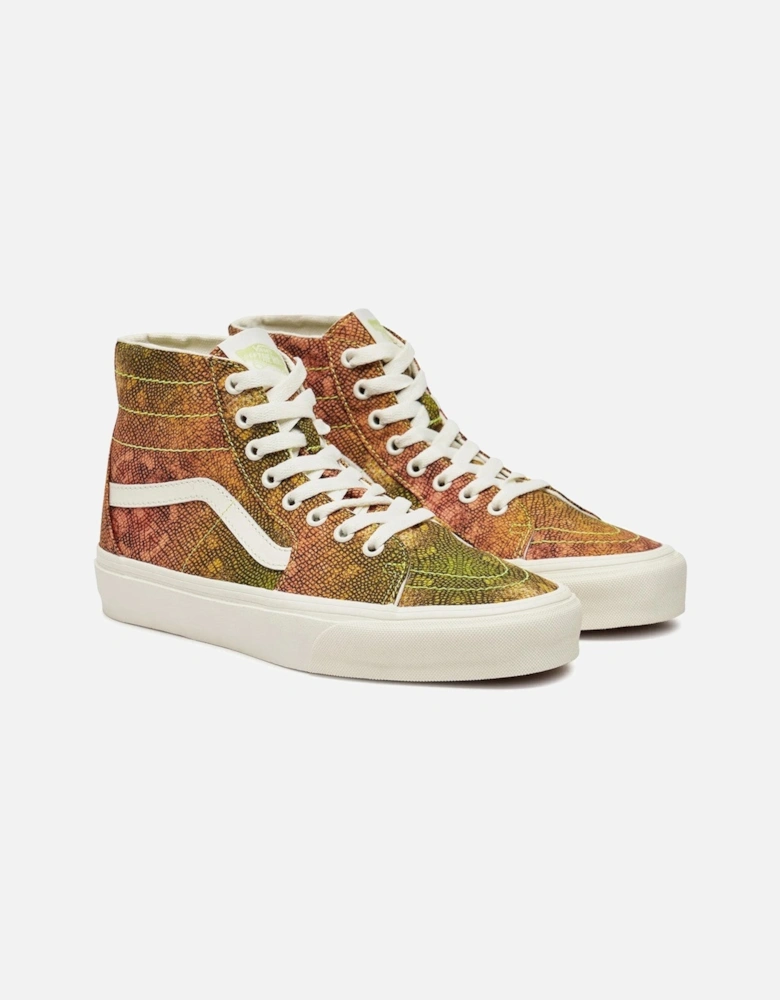Fabric Sneakers with Rubber Sole and Metal Eyelets