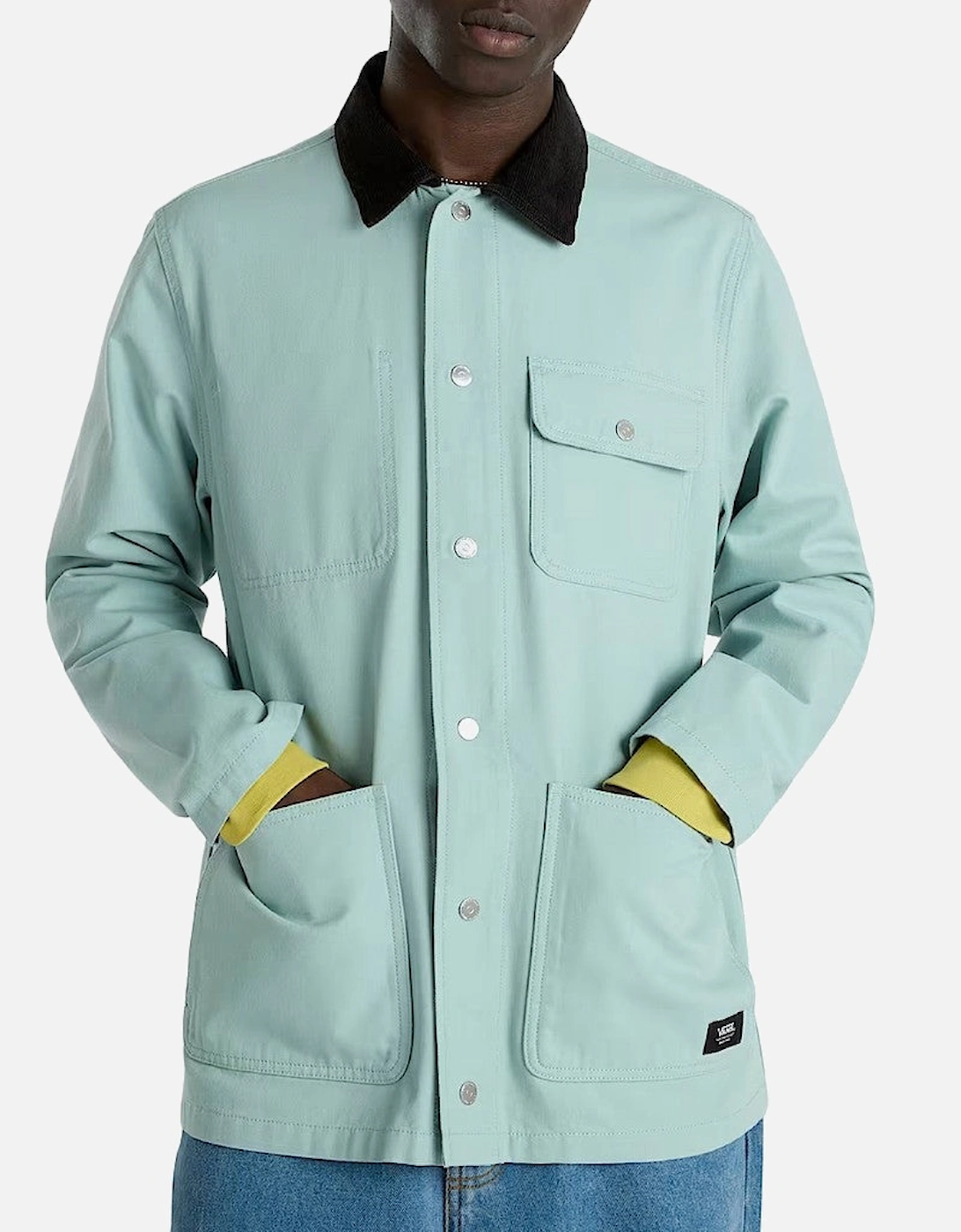 Cotton Bomber Jacket with Logo and Button Fastening, 4 of 3