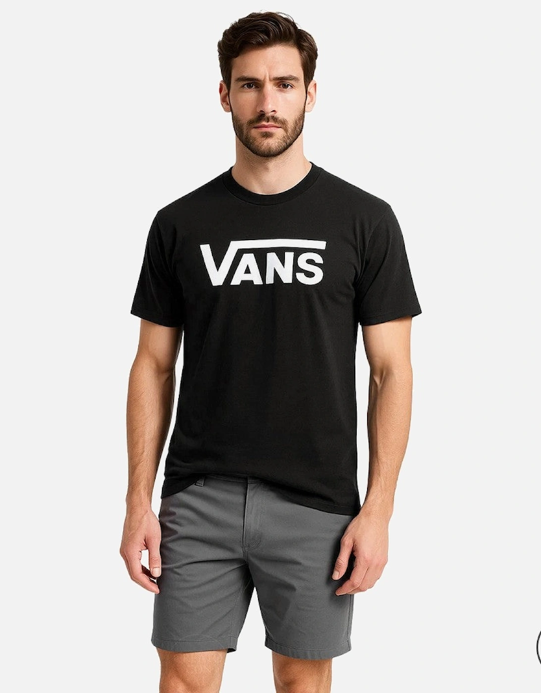 Short-Sleeve Cotton T-Shirt with Visible Logo, 4 of 3