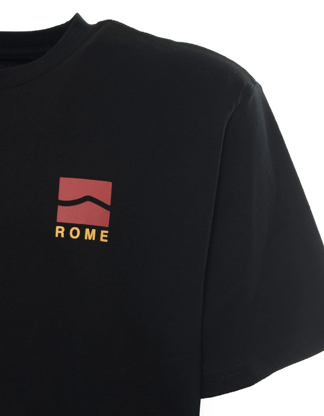 Short-Sleeve Cotton T-Shirt with Visible Logo