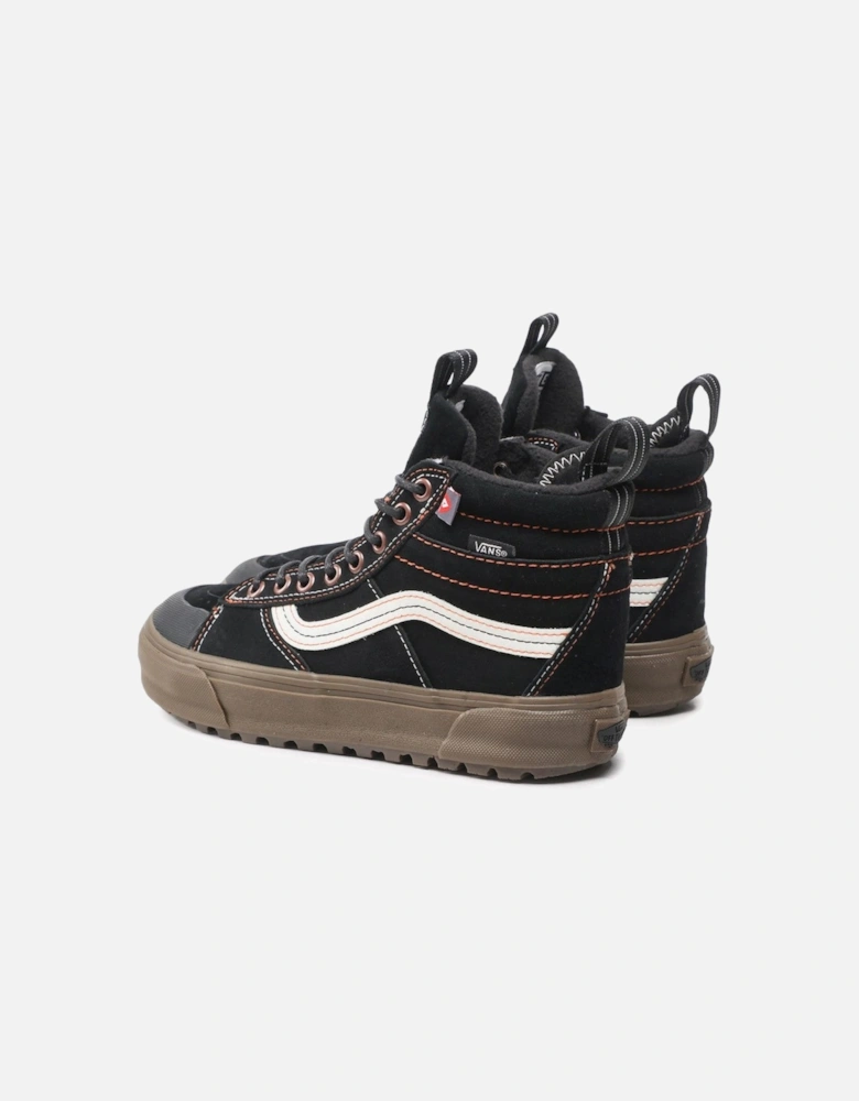 LeatherAnkleBootswithMetalEyeletsandRubberSole