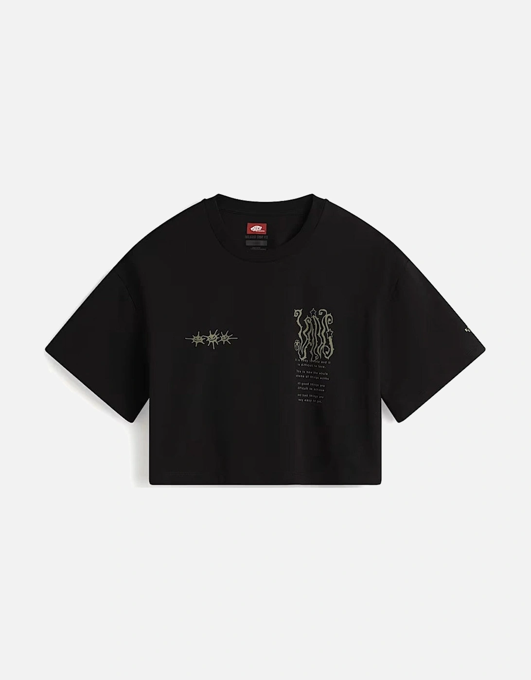Cotton T-shirt with Visible Logo and Short Sleeves