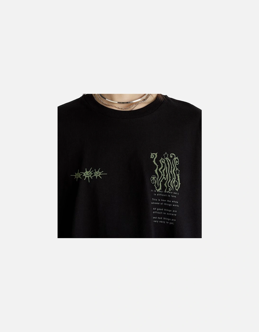 Cotton T-shirt with Visible Logo and Short Sleeves