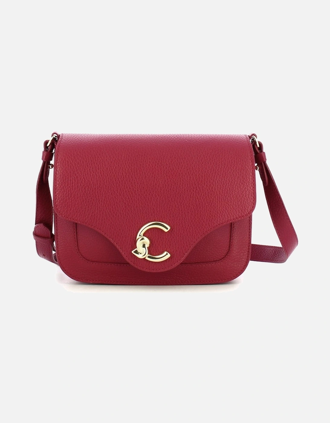Leather Across-Body Bag with Adjustable Strap and Magnetic Fastening, 4 of 3