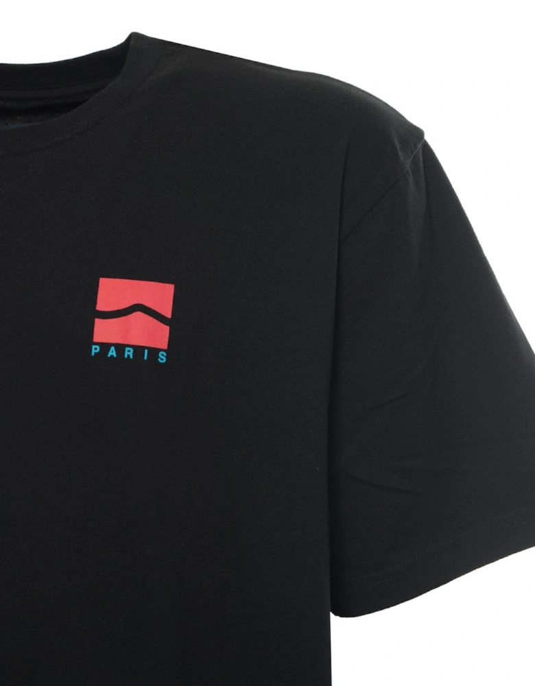 Short Sleeve Cotton T-Shirt with Visible Logo