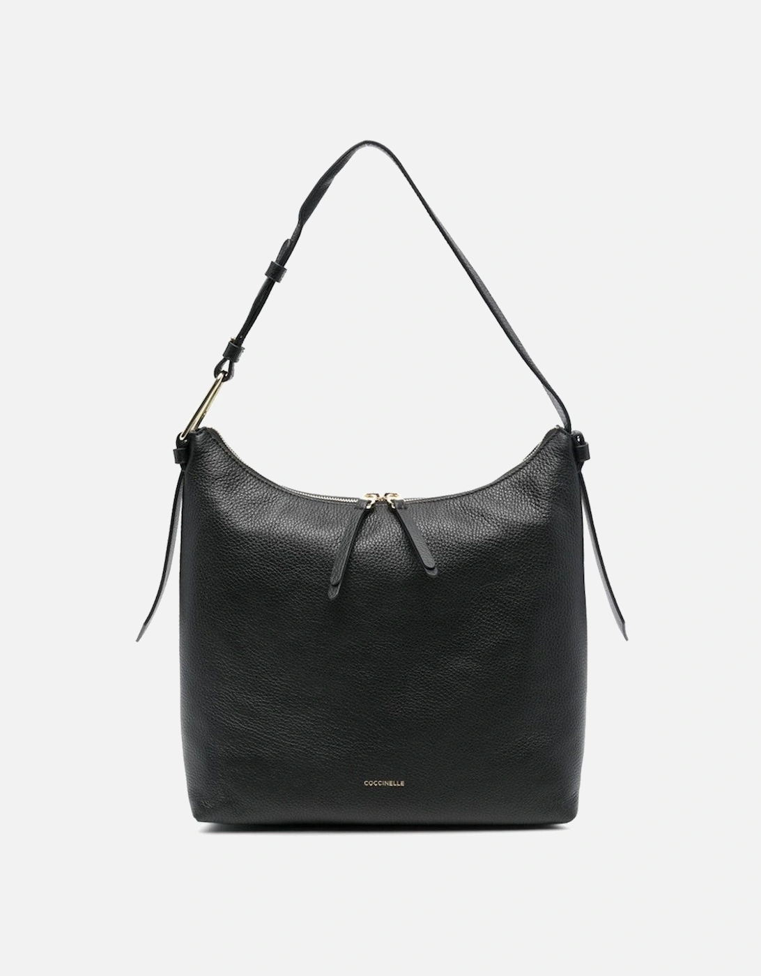 Leather Shoulder Bag with Adjustable Strap and Zip Fastening, 4 of 3