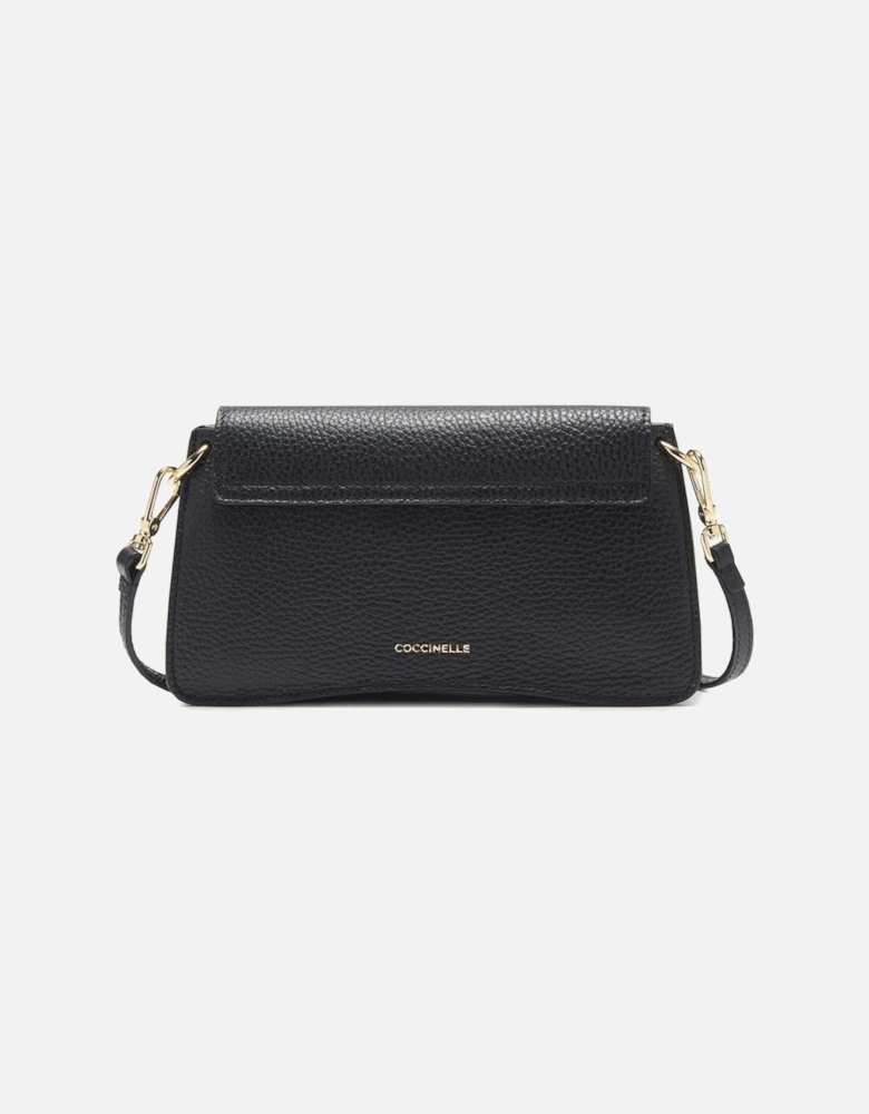 Leather Across-Body Bag with Removable Strap and Magnetic Fastening