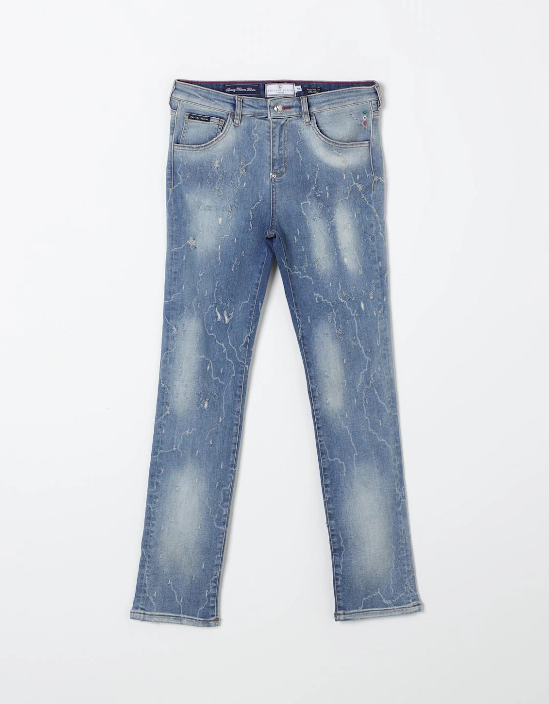 Embroidered Distressed Jeans, 4 of 3