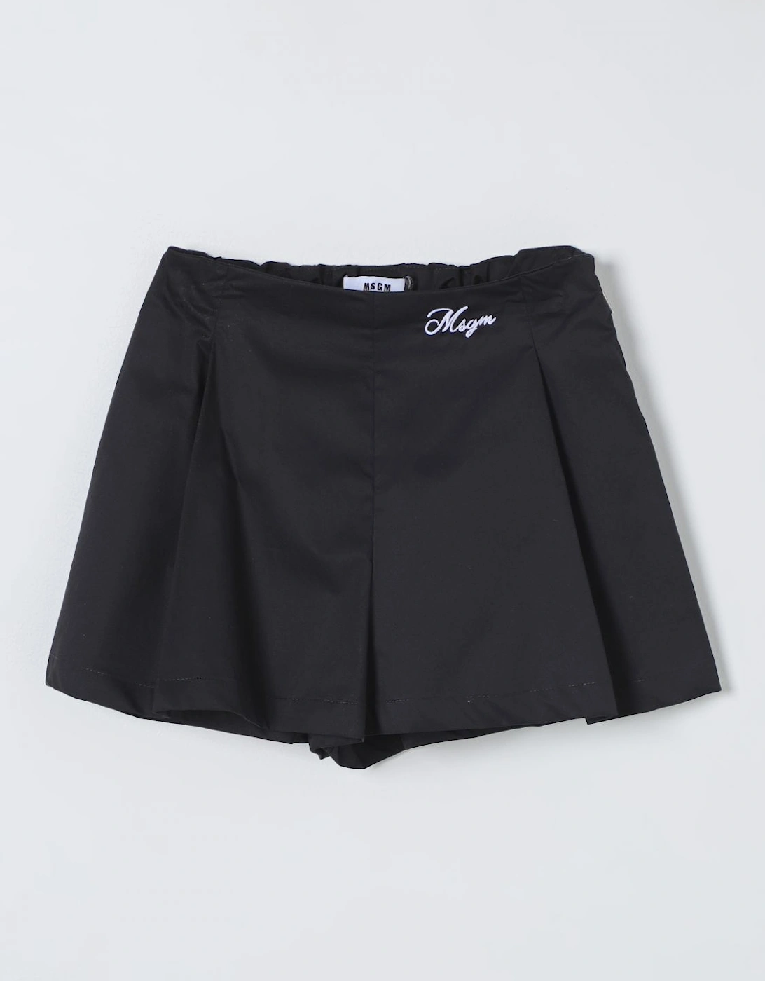 Pleated Shorts Embroidered Logo, 4 of 3