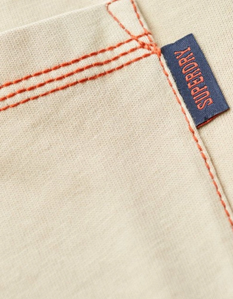 Cotton T-shirt with Visible Logo and Prints