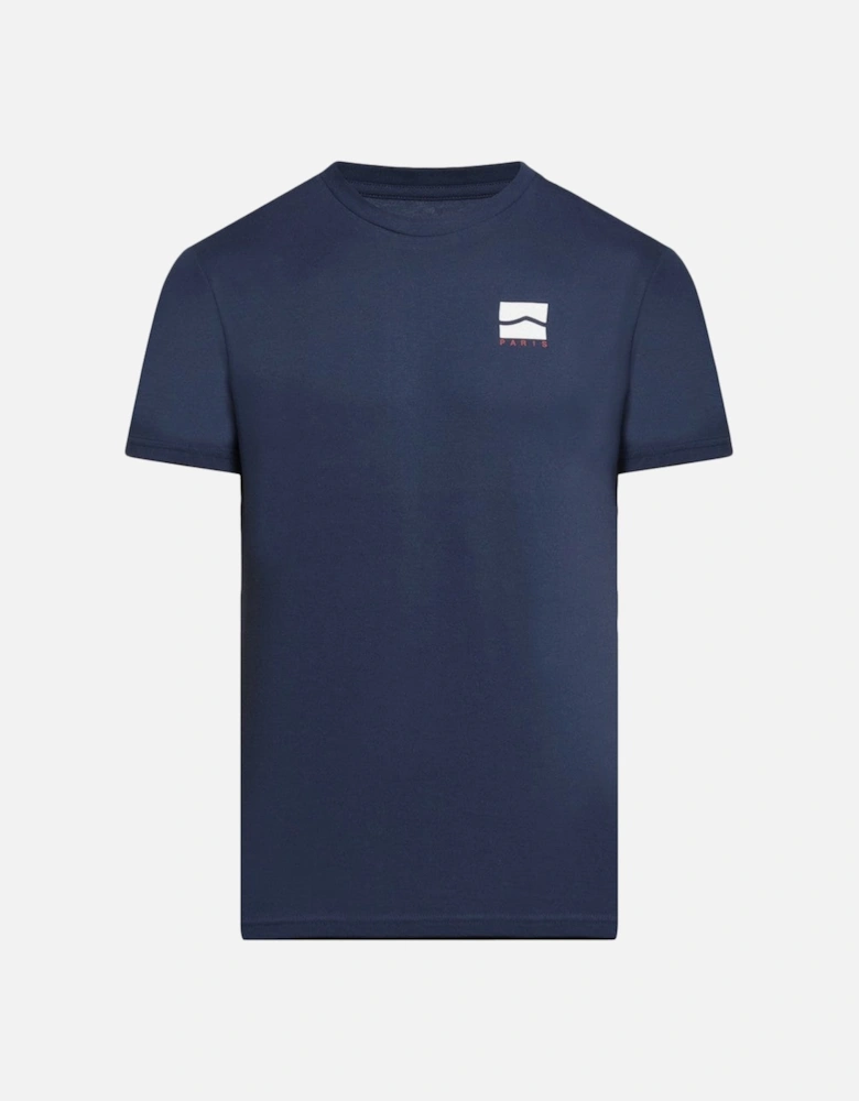 Cotton T-shirt with Visible Logo and Short Sleeves