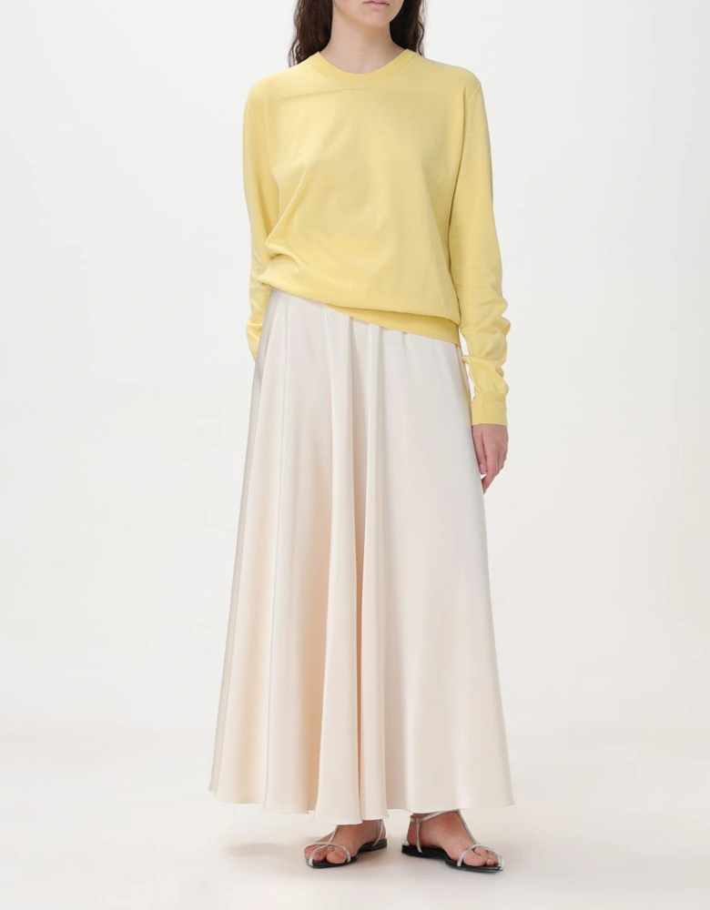 Cotton Crew Neck Knit Sweater