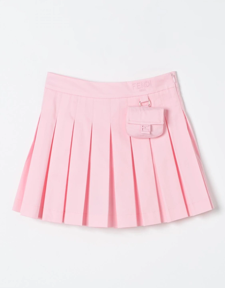 Mini Pleated Skirt with Pocket