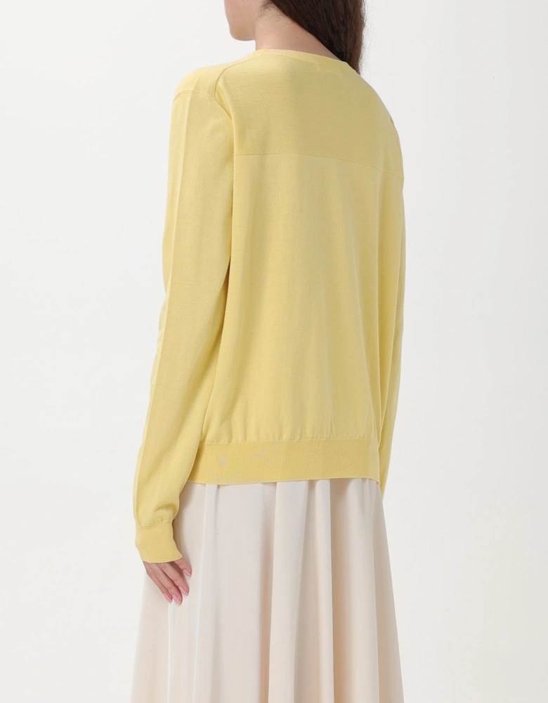 Cotton Crew Neck Knit Sweater