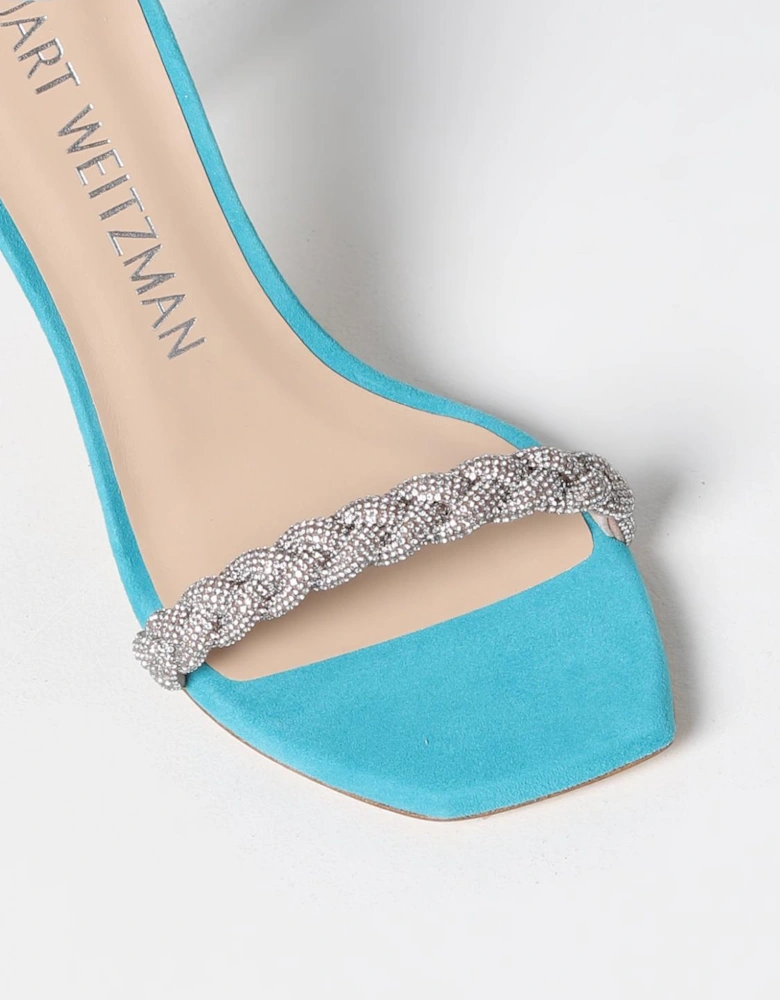 Nudist Song Crystal Buckle Stilettos