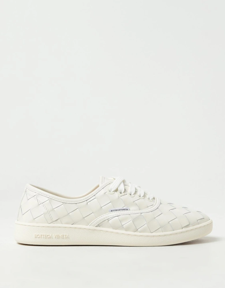 Low-Top Lace-Up Woven Design Casual Footwear
