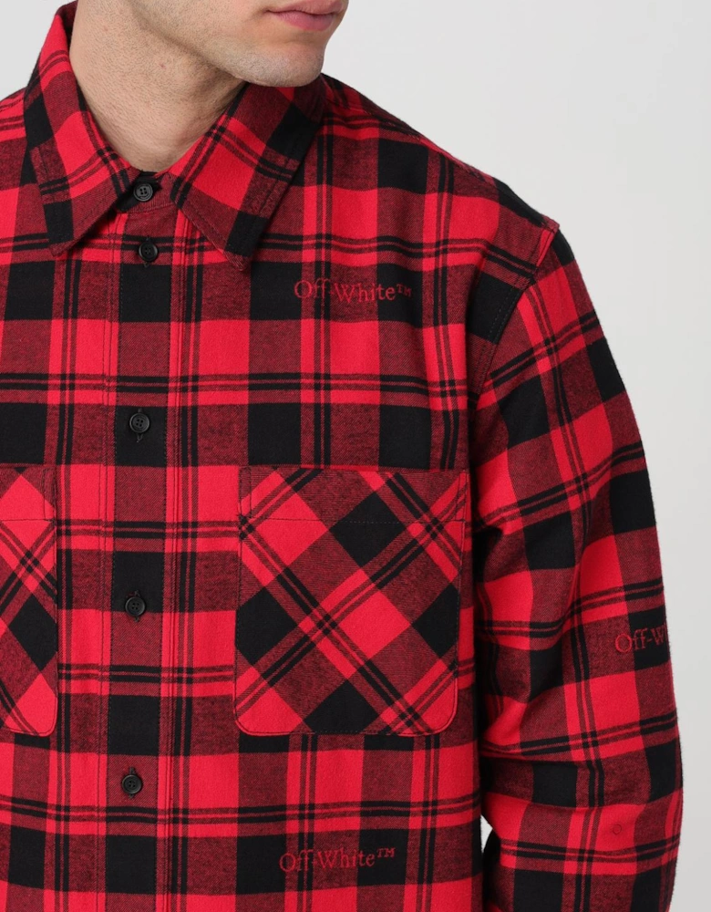 Plaid Flannel Shirt Long Sleeves