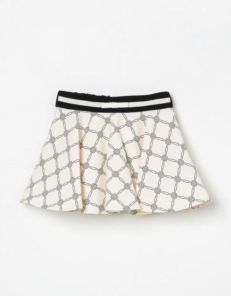 Geometric Pattern ALine Skirt