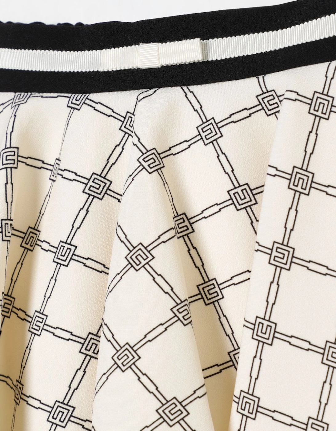 Geometric Pattern ALine Skirt