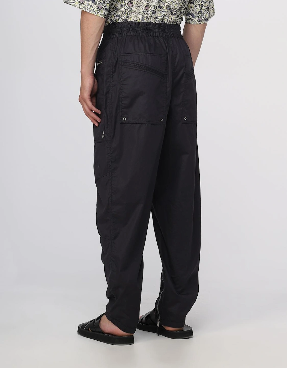 RelaxedFit Nylon Zip Pocket Pants