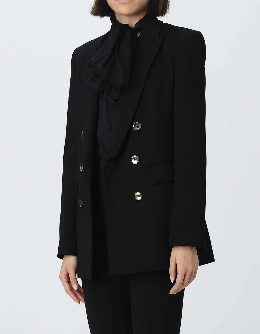 Double Breasted Blazer Gold Buttons